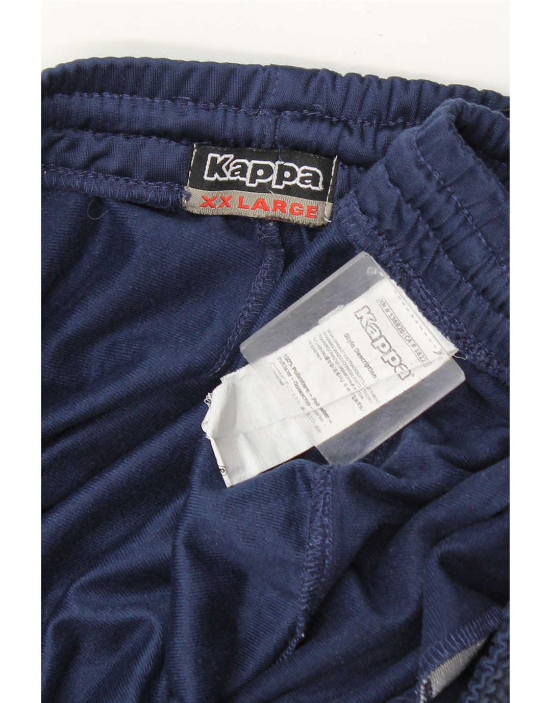 Kappa Herren-Trainingsanzug, 2XL, Marineblau, Polyester