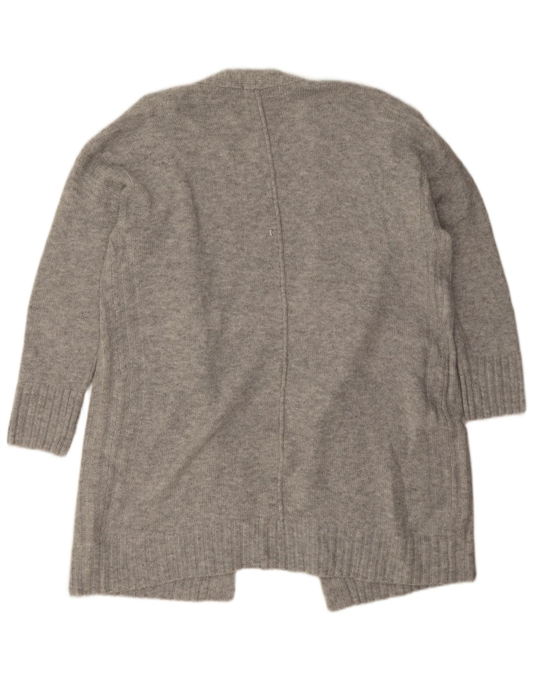 Marks & Spencer Damen Longline-Cardigan-Pullover UK 14 Mittelgrau
