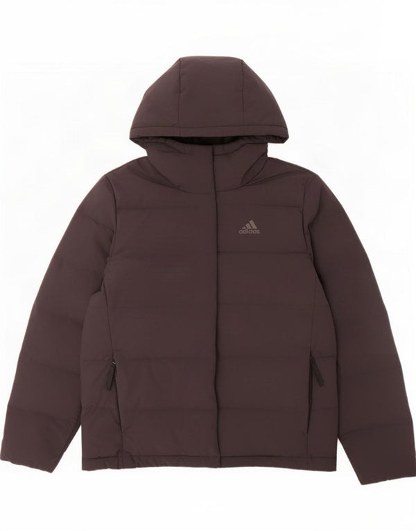 Adidas Damen Kapuzenjacke, gepolstert, UK 4/6, XS, Schwarz, Polyester