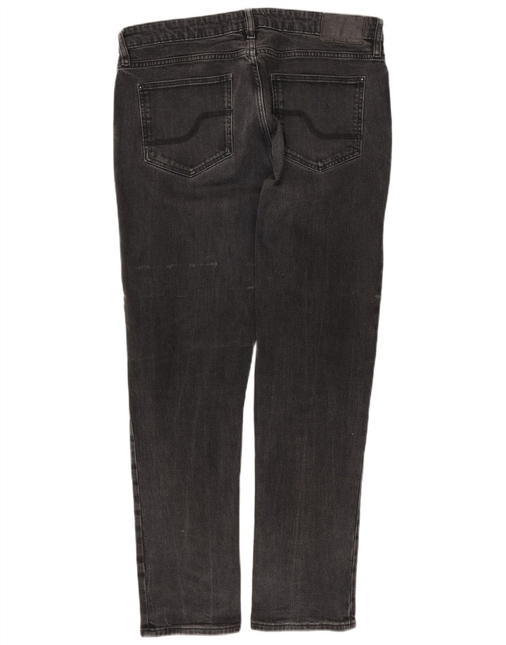 FAT FACE Herren Slim Jeans W36 L31 Graue Baumwolle