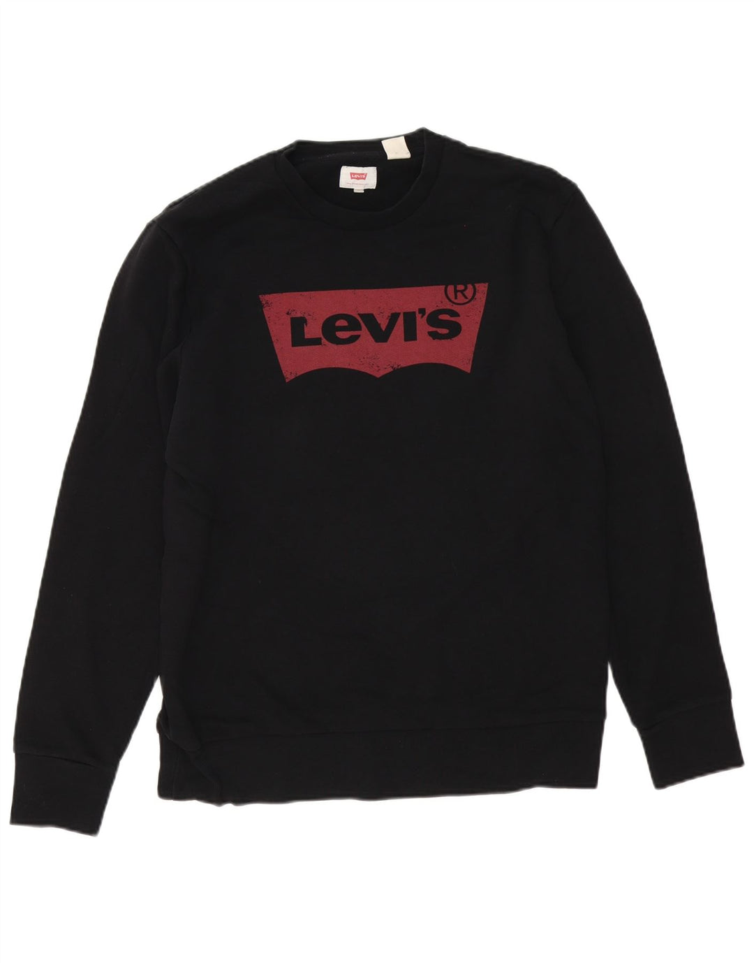 Levi's Herren-Sweatshirt mit Grafik, mittelschwarz, Baumwolle