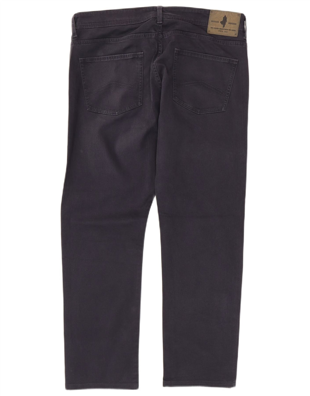 Marlboro Classics Herren Regular Tapered Jeans W33 L28 Marineblaue Baumwolle