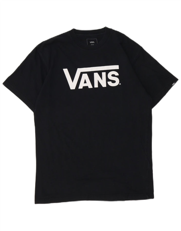 Vans Herren-T-Shirt mit klassischer Passform, mittelschwarzer Baumwolle