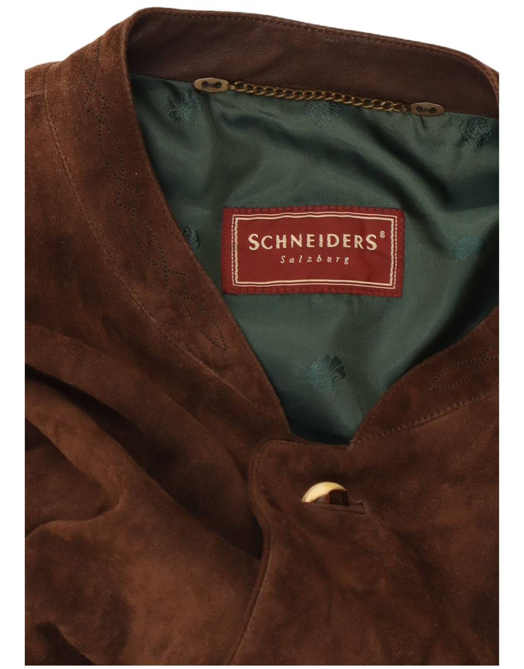 Schneiders Herren Wildlederjacke UK 44 2XL Braunes Leder Klassisch