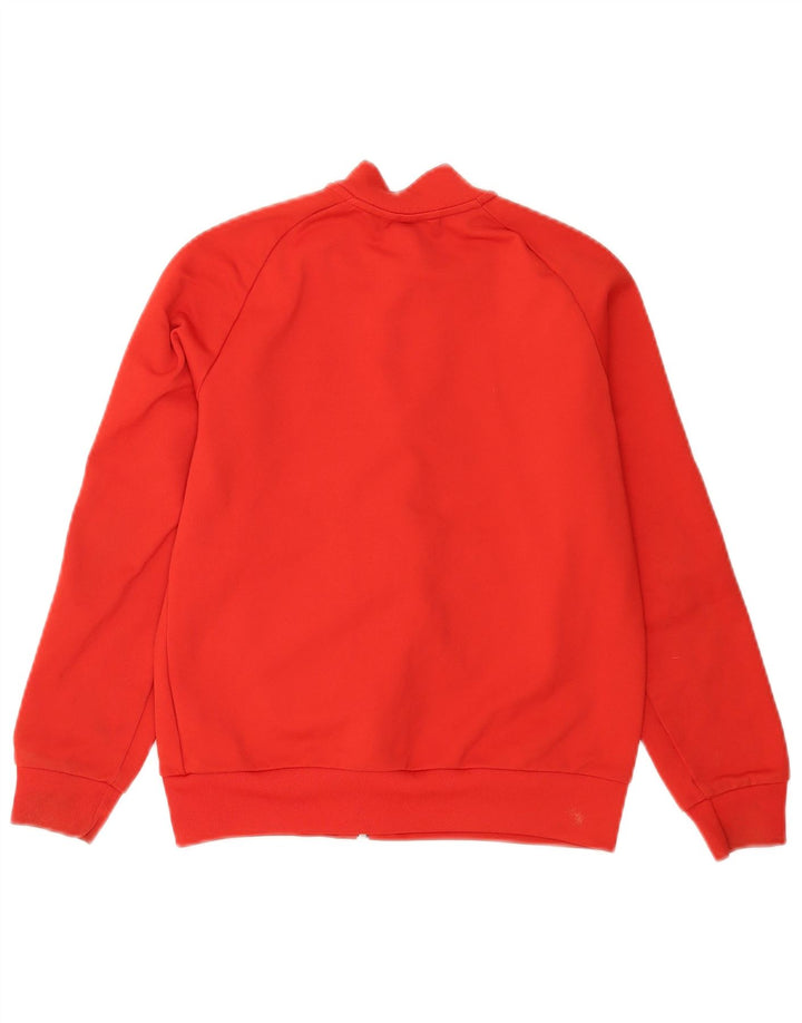 Adidas Jungen-Trainingsanzug, Top-Jacke, 11–12 Jahre, rotes Polyester