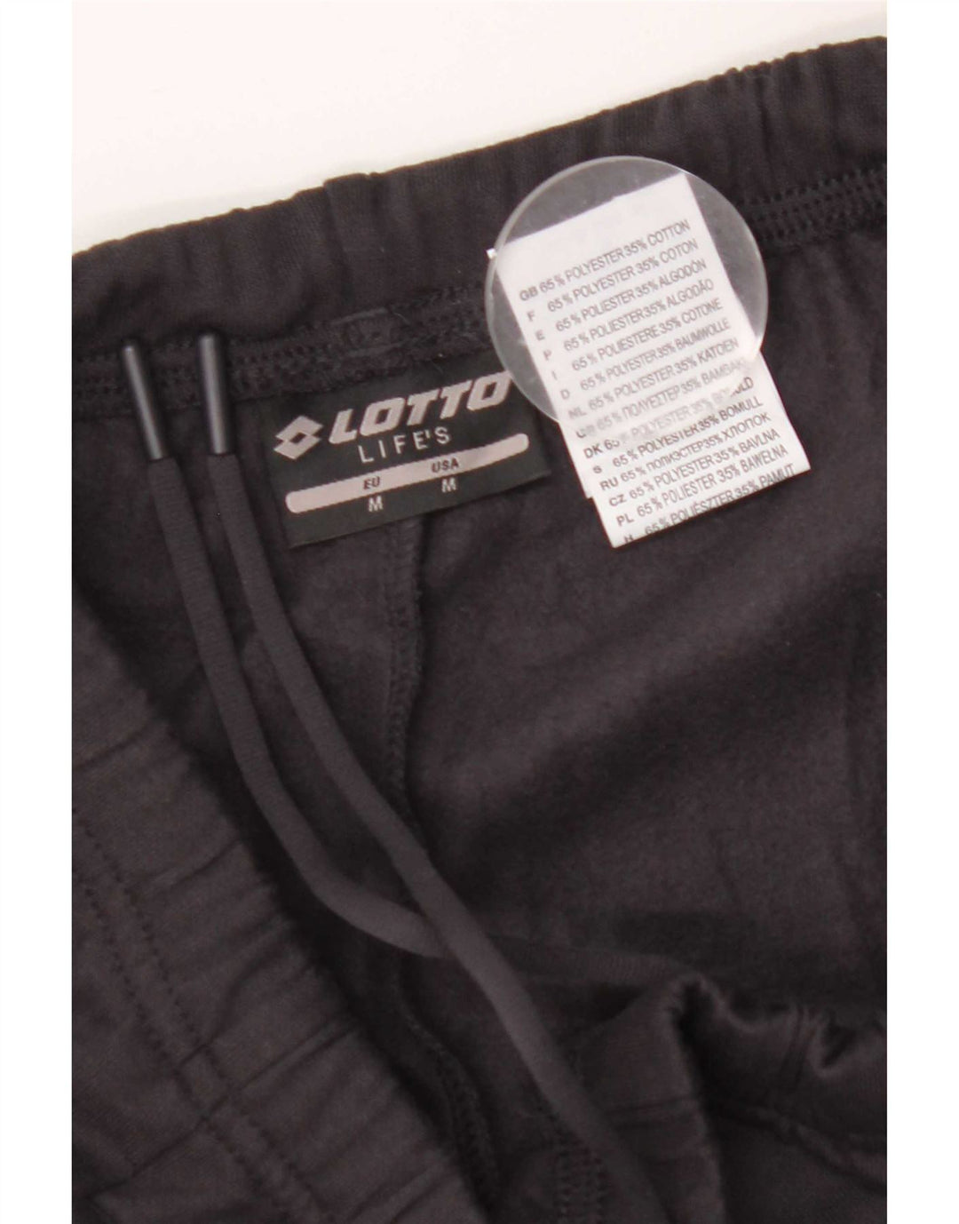 Lotto Womens Life's Trainingshose UK 14 Medium Schwarz Polyester