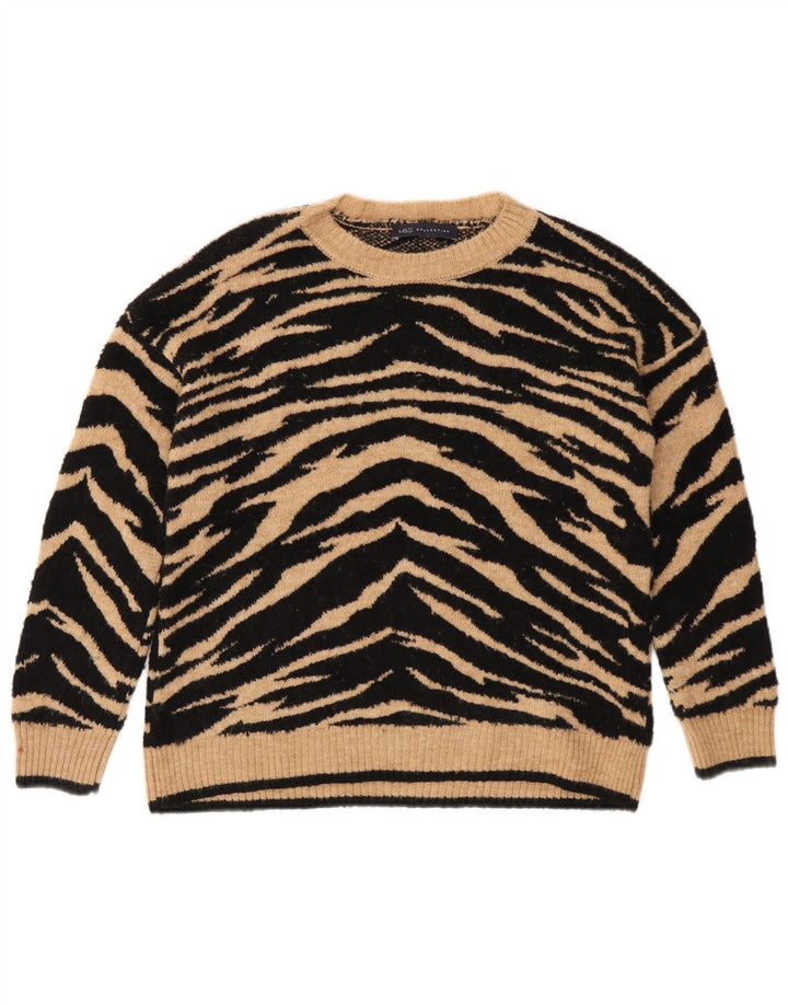 Marks & Spencer Damen-Pullover mit U-Boot-Ausschnitt, Gr. 10, Schwarz
