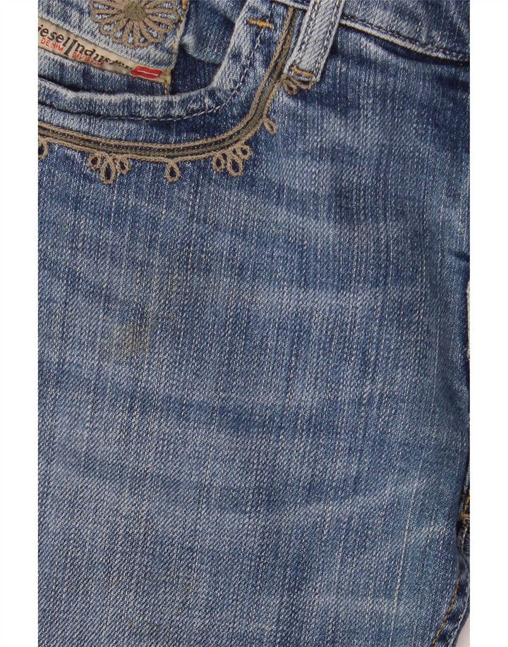 Diesel Damen Liv Slim Jeans W29 L30 Blaue Baumwolle
