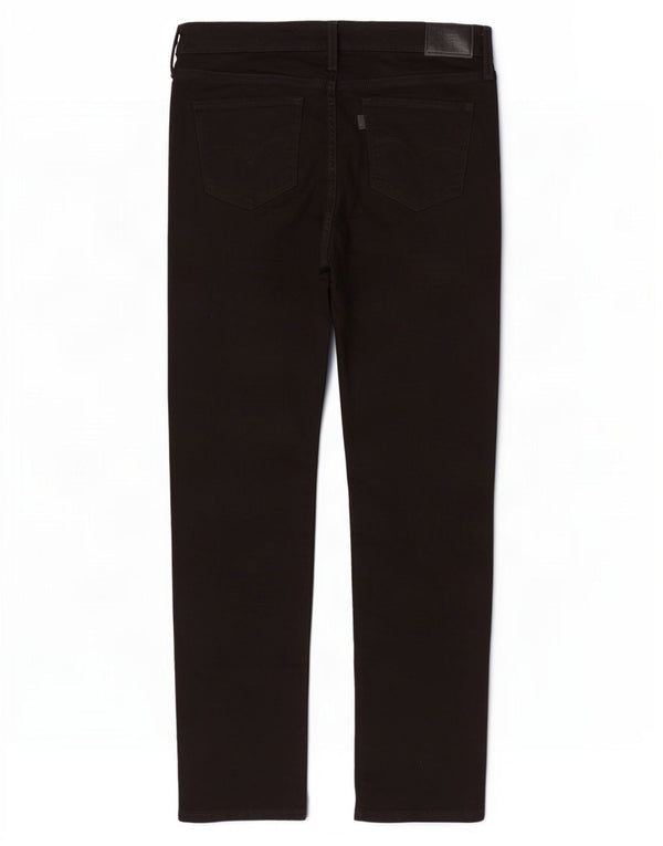 Levi's Damen 314 Shaping Straight Jeans W31 L30 Schwarze Baumwolle