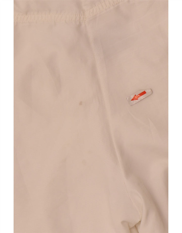 Nike Damen Sportshorts UK 14/16 Large Weiß Polyester