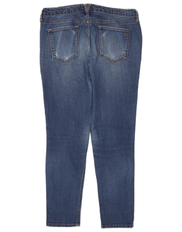 Vintage Damen Skinny Jeans W31 L28 Blaue Baumwolle