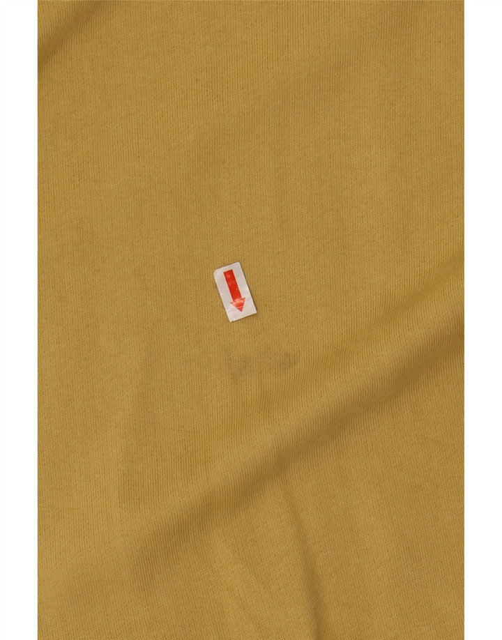 ZARA Damen Trainingshose Jogger UK 12 Mittelgelbe Baumwolle