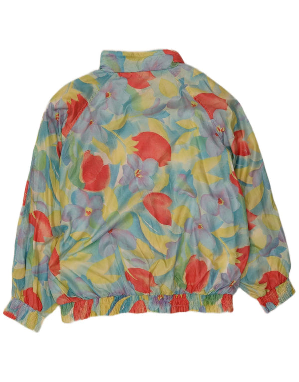 Perry Womens Oversized Tracksuit Top Jacket IT 44 Medium Blue Floral