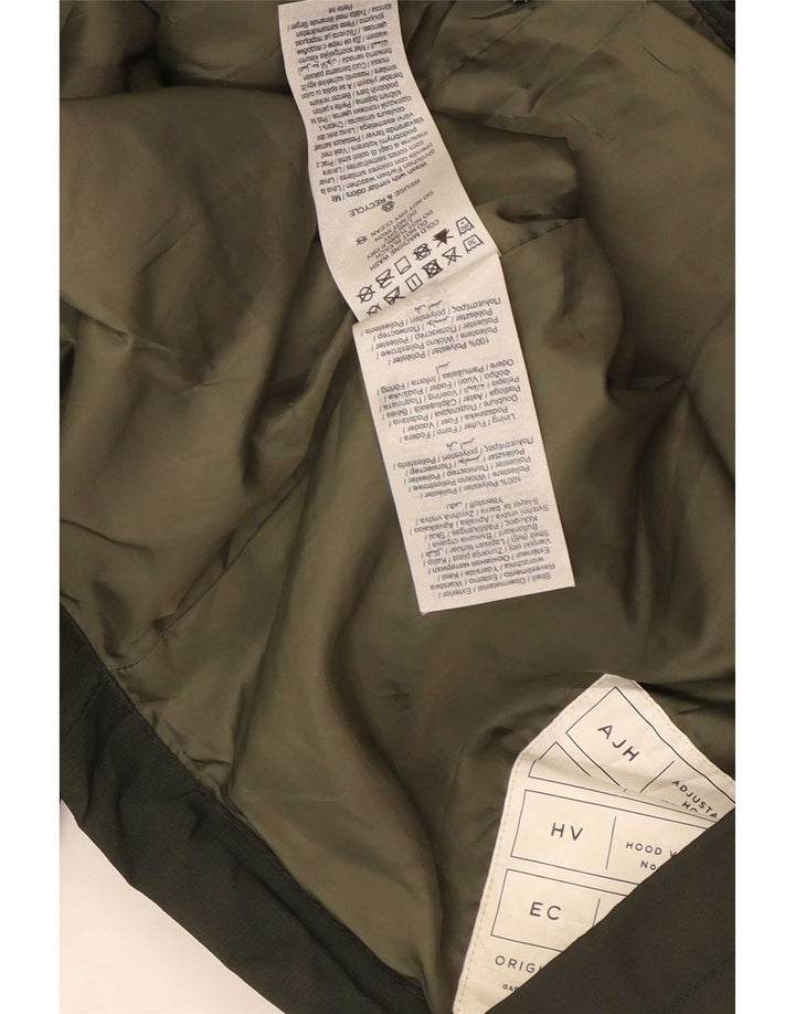 Jack & Jones Herren-Regenjacke mit Kapuze, UK 40, Größe L, grün, Polyester