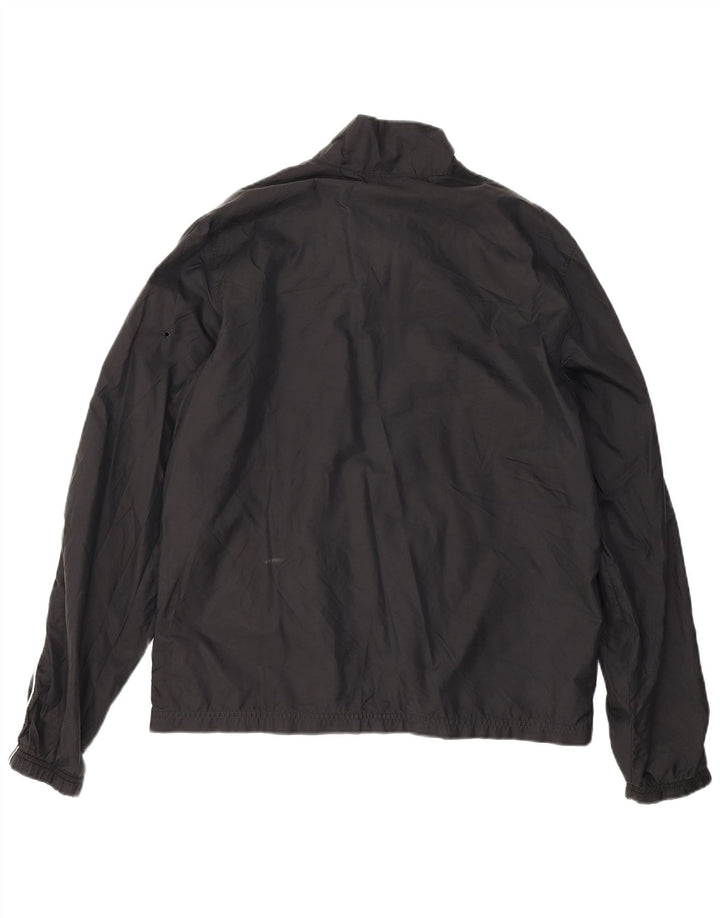 Nike Herren-Trainingsanzug-Oberteil, große Jacke aus schwarzem Polyester