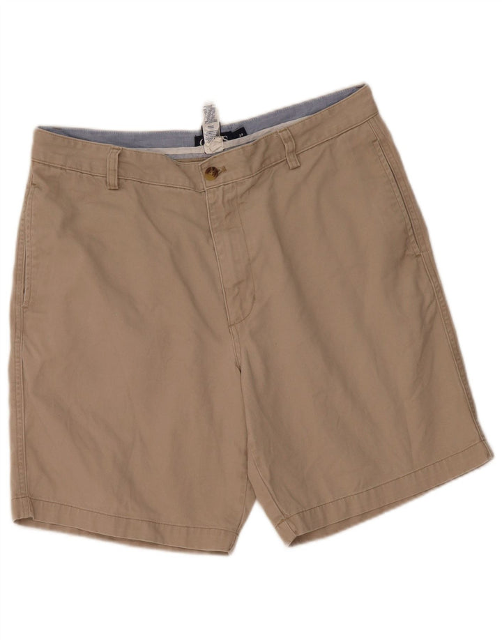 CHAPS Herren-Chino-Shorts, W34, Größe L, Beige, Baumwolle