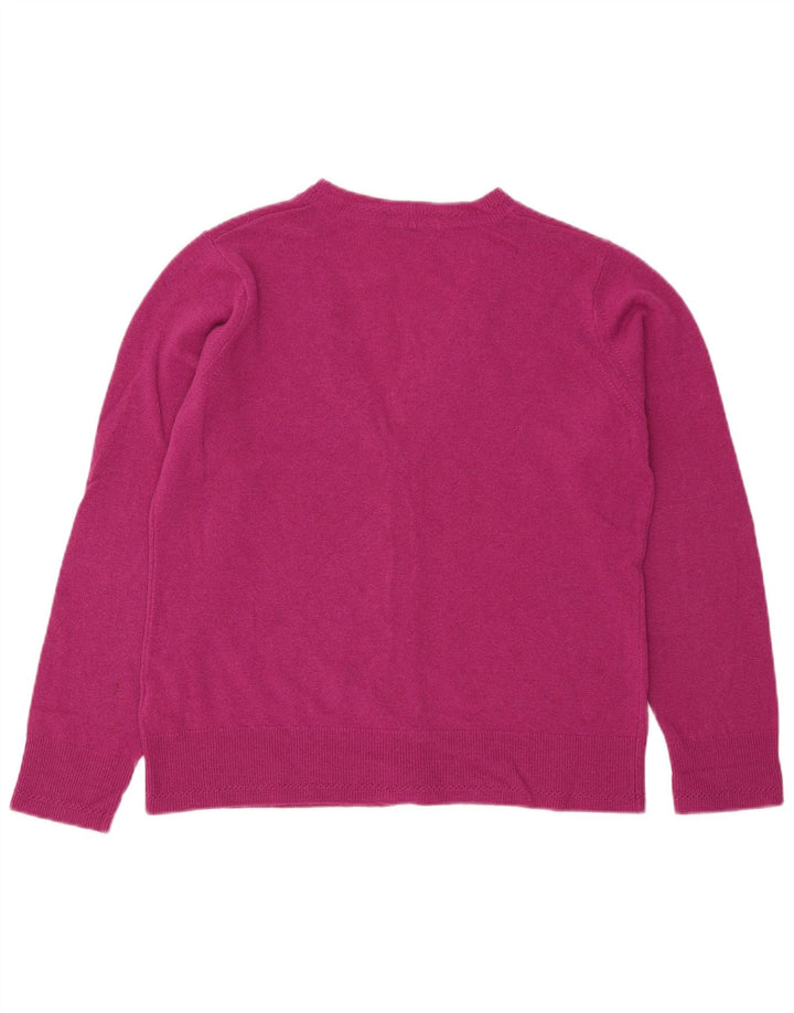 Marks & Spencer Damen-Cardigan-Pullover UK 14 Große rosa Wolle
