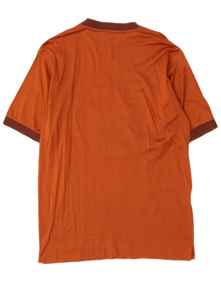 Vintage Herren T-Shirt mit Grafik, mittelbraun