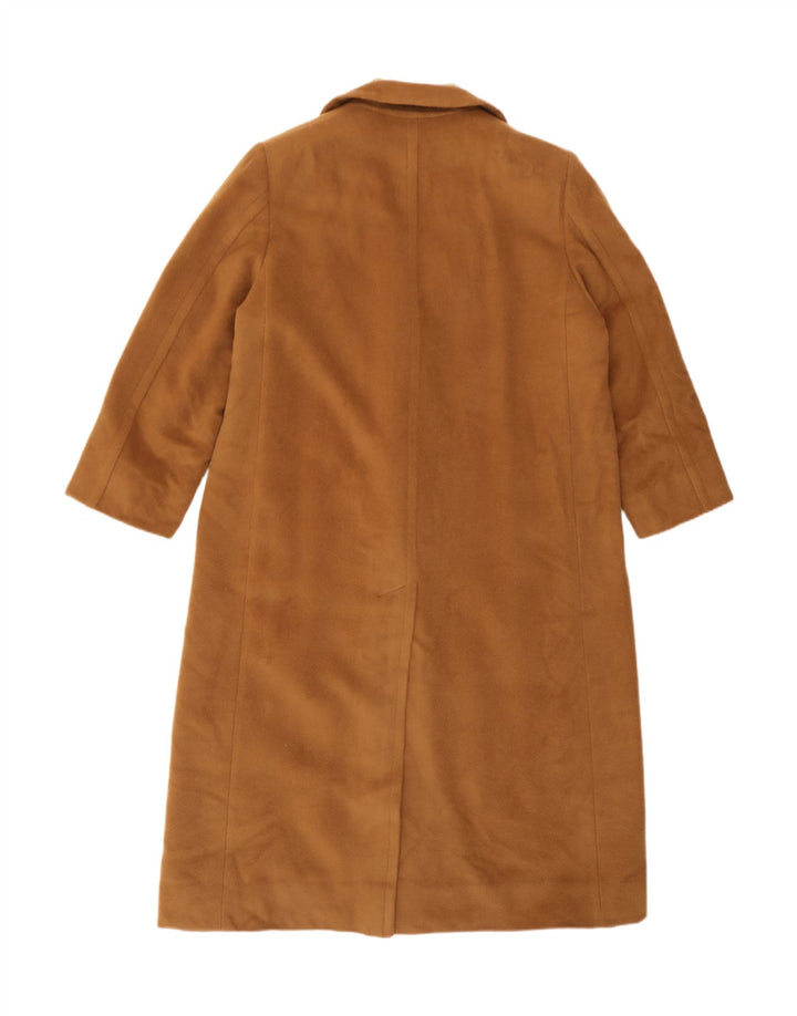 Piacenza Damen Zweireihiger Mantel UK 12 Mittelbeige
