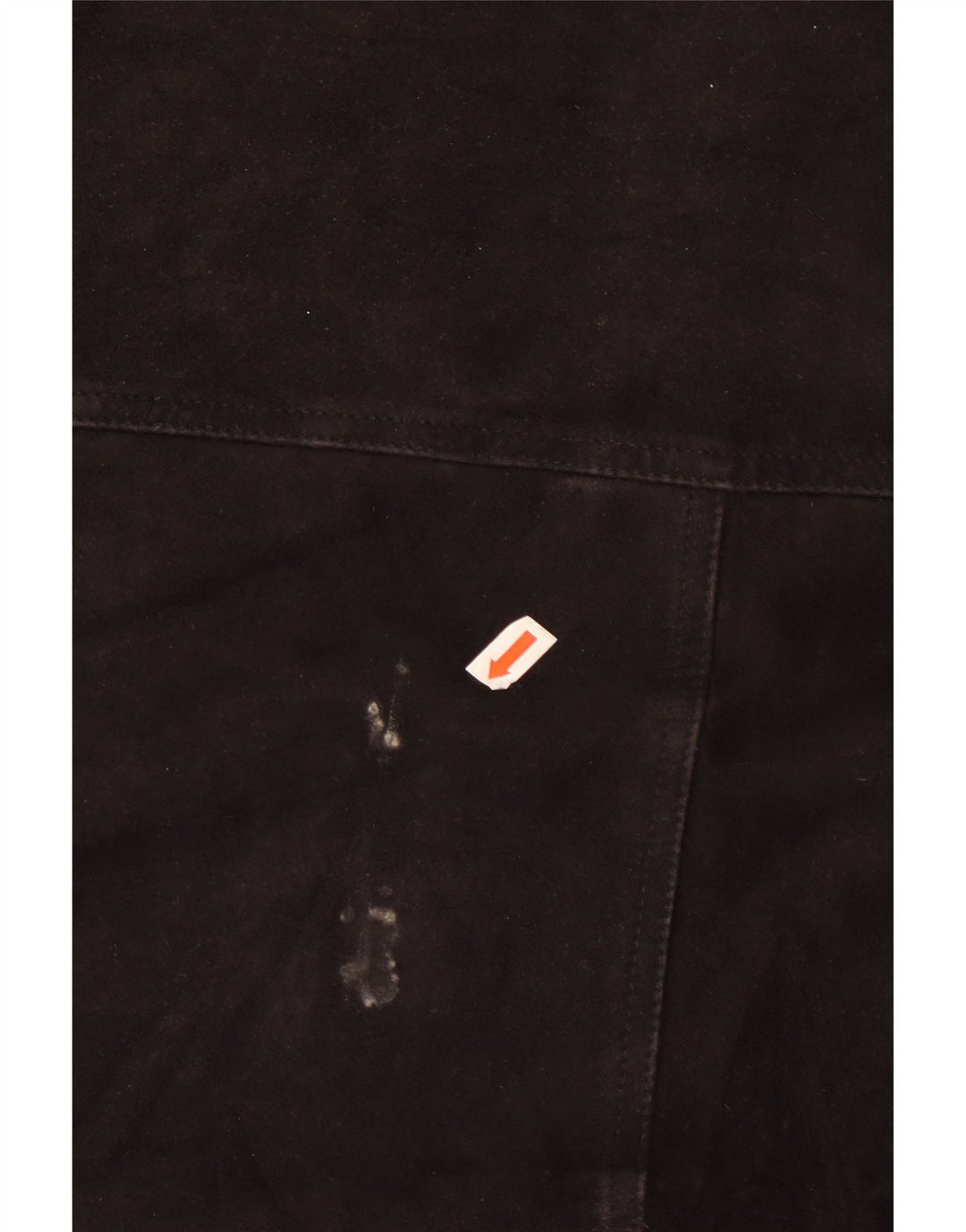 MABRUN Herren Wildleder Bomberjacke IT 56 3XL Schwarzes Leder