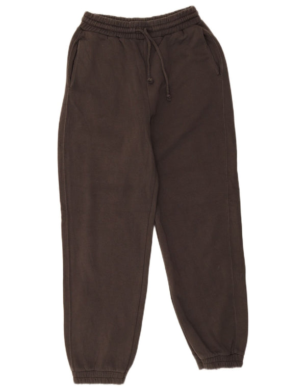 Zara Womens Loose Fit Trainingshose Jogger UK 10 Small Grau Baumwolle