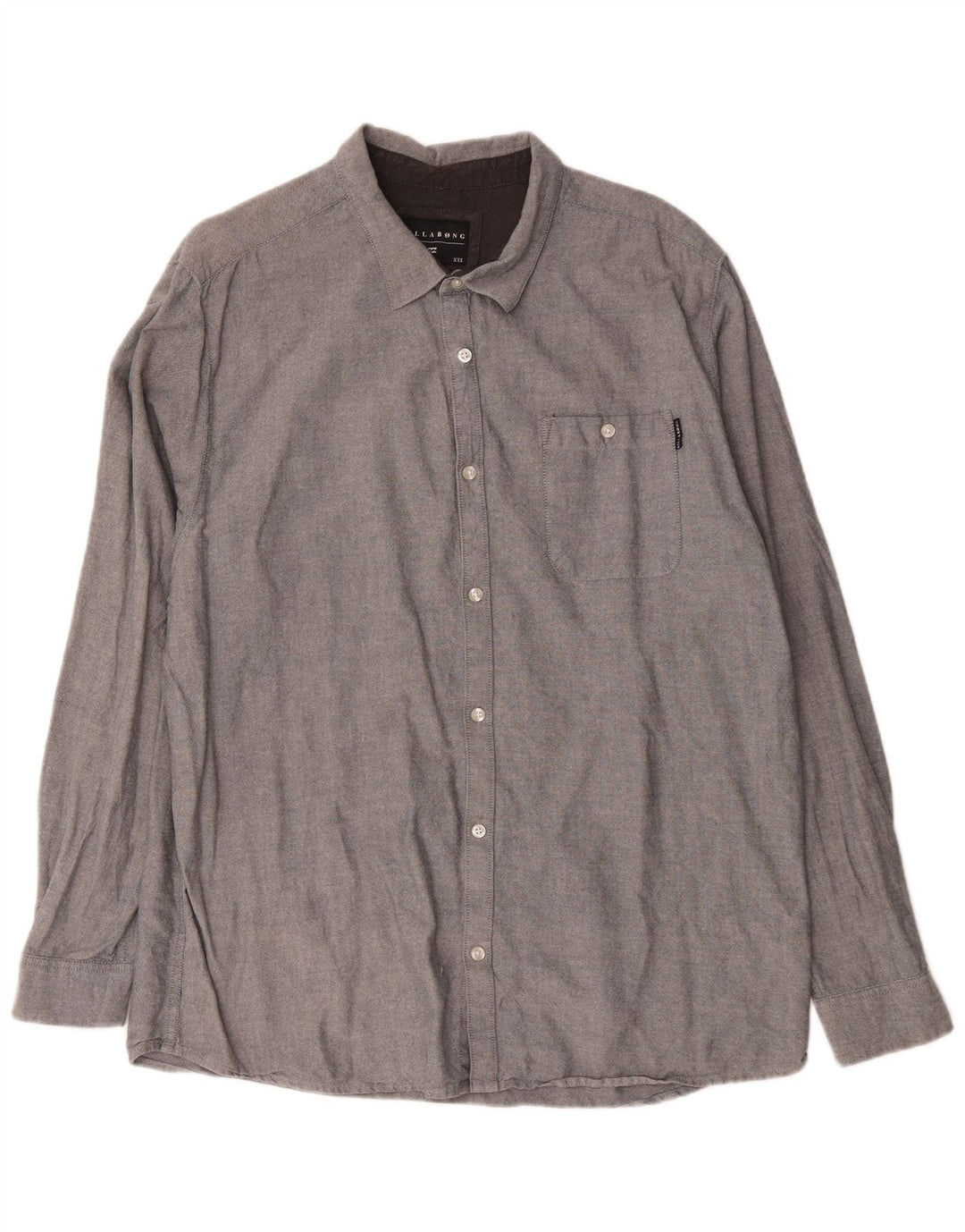 Billabong Herrenhemd 2XL Grau Baumwolle