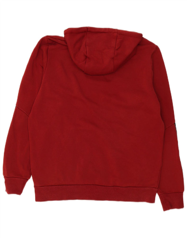 Puma Herren Grafik-Hoodie-Pullover, mittlere Burgunder-Baumwolle