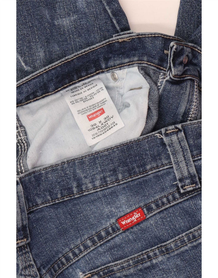 Wrangler Herren Cargo Straight Jeans W30 L30 Blaue Baumwolle