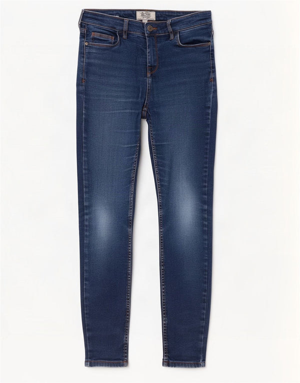 Fat Face Damen Skinny Jeans UK 12 W32 L29 Blaue Baumwolle