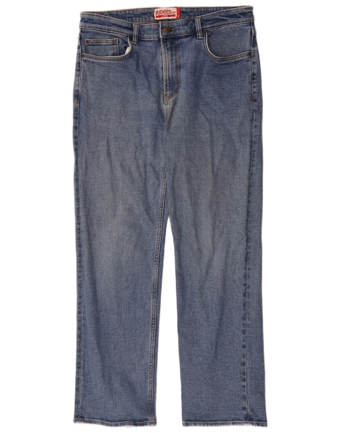 Lee Herren Riders Straight Jeans W36 L30 Blaue Baumwolle