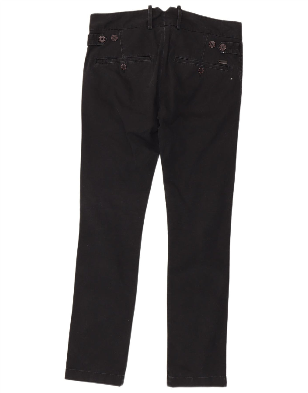 Diesel Slim-Anzughose für Herren, W30, L31, schwarze Baumwolle