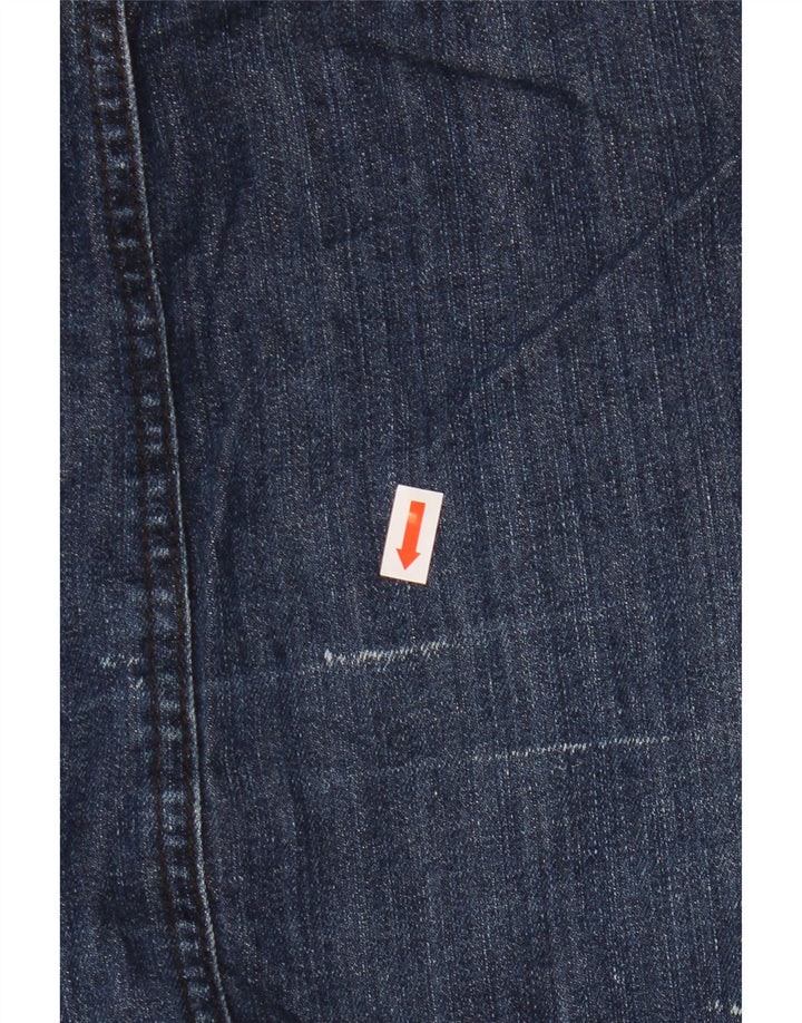 BODEN Damen Jeansrock UK 14 Large W32 Marineblaue Baumwolle