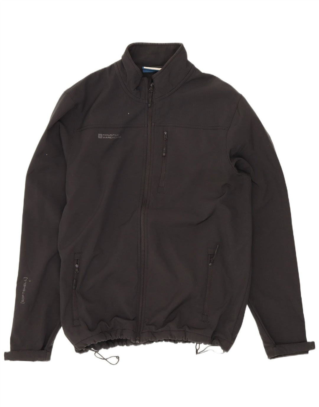 Mountain Warehouse Herren-Windbreaker-Jacke, UK 40, Größe L, Schwarz, Polyester