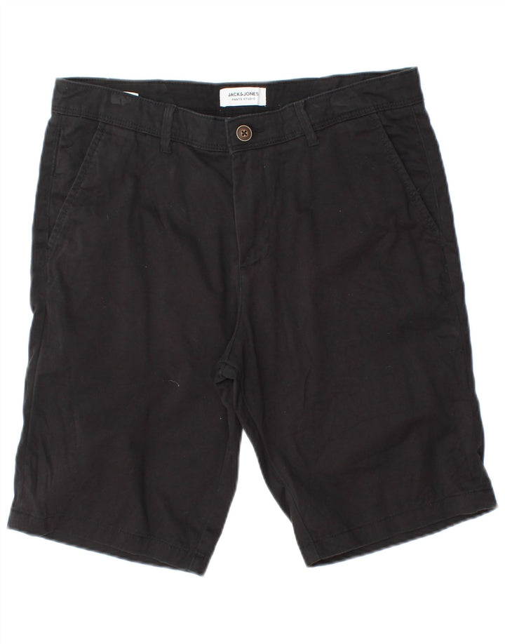 Jack & Jones Herren Chinoshorts Medium W32 Schwarz
