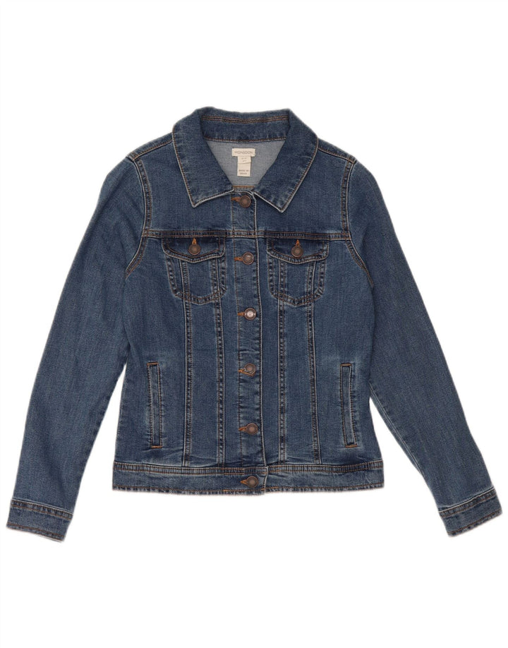 Monsoon Jeansjacke für Mädchen, 12–13 Jahre, blaue Baumwolle