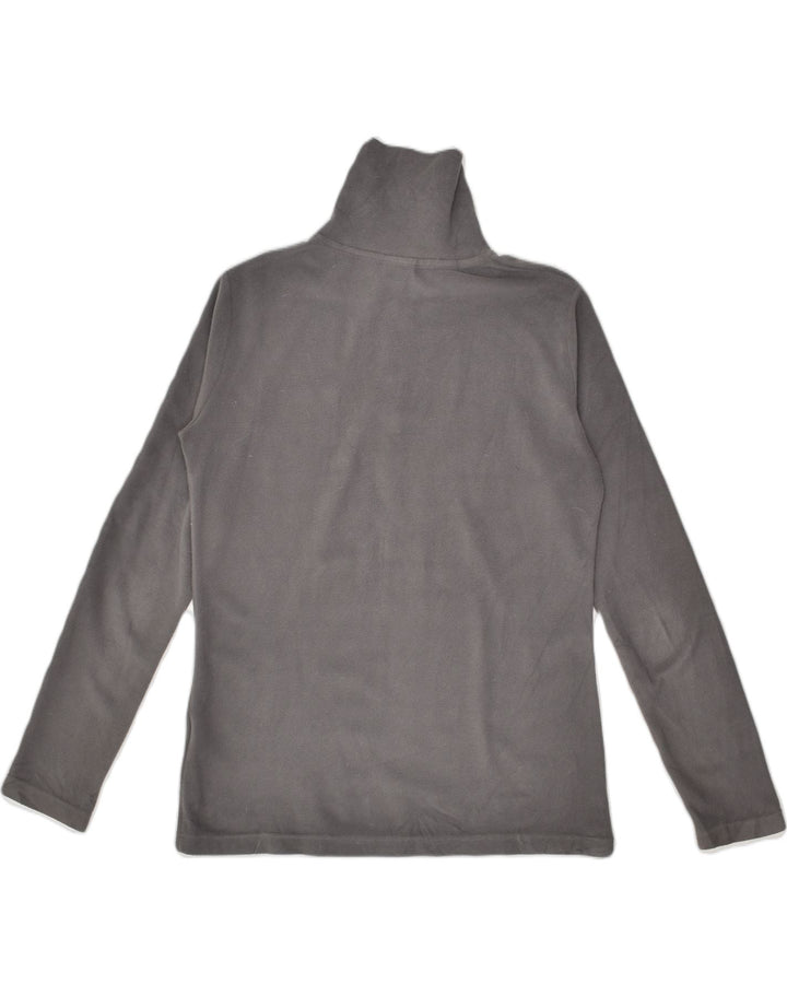INVICTA Womens Zip Neck Fleece Jumper UK 16 Large Grey | Vintage Invicta | Thrift | Second-Hand Invicta | Used Clothing | Messina Hembry 