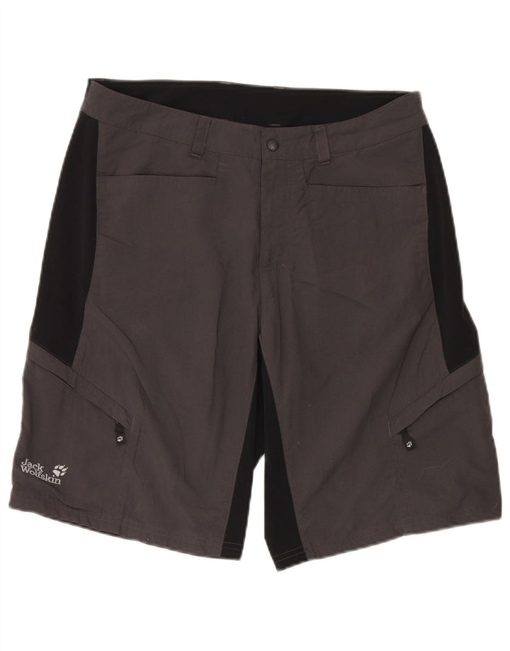 Jack Wolfskin Herren Cargoshorts EU 48 Medium W32 Grau Colourblock