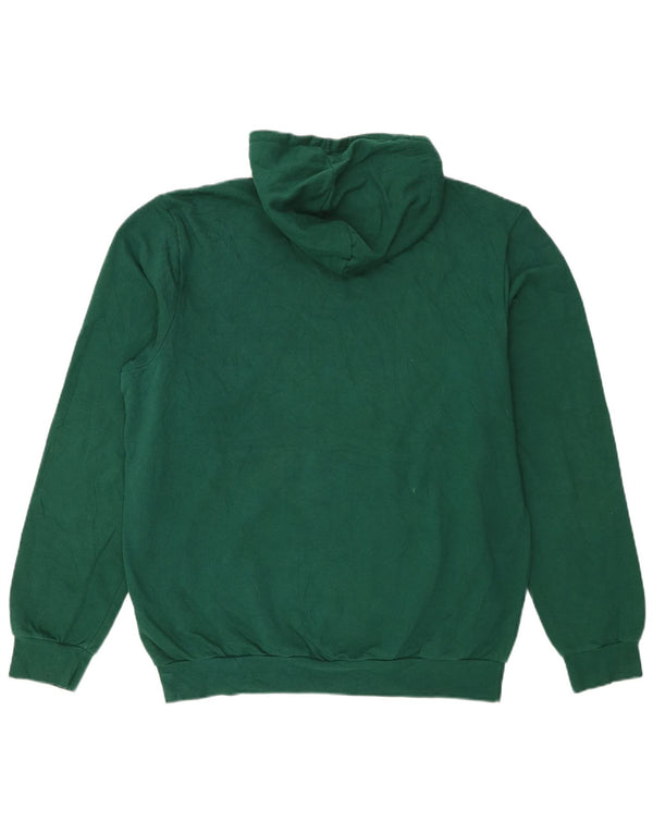 Adidas Mens Hoodie Jumper Large Green Cotton