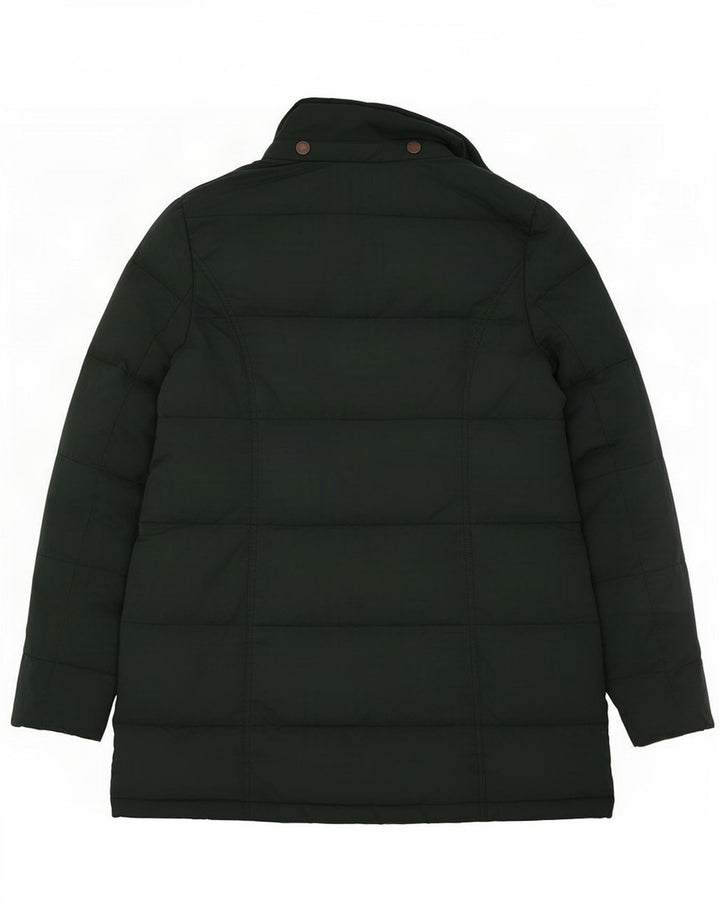 Fat Face Damen Wattierte Jacke UK 14 Large Grün Polyester
