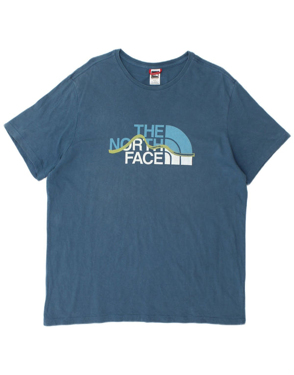 The North Face Herren Grafik-T-Shirt-Oberteil XL Blau