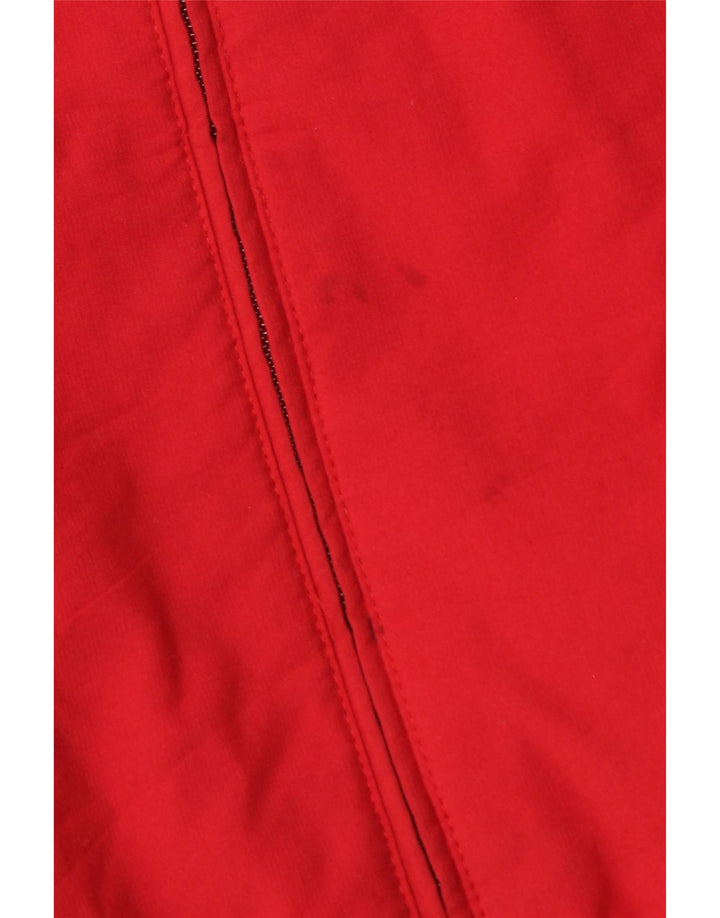 Nike Herren-Trainingsanzugoberteil mit Grafik, Größe S, Rot, Farbblock-Polyester