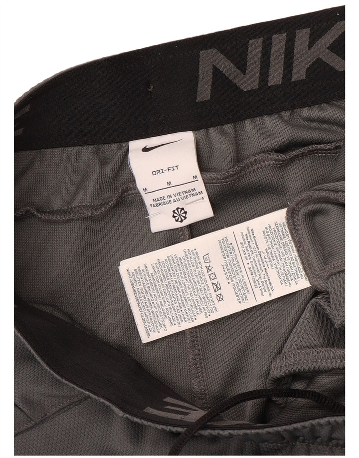 Nike Herren Dri Fit Sportshorts Mittelgraues Colourblock-Polyester