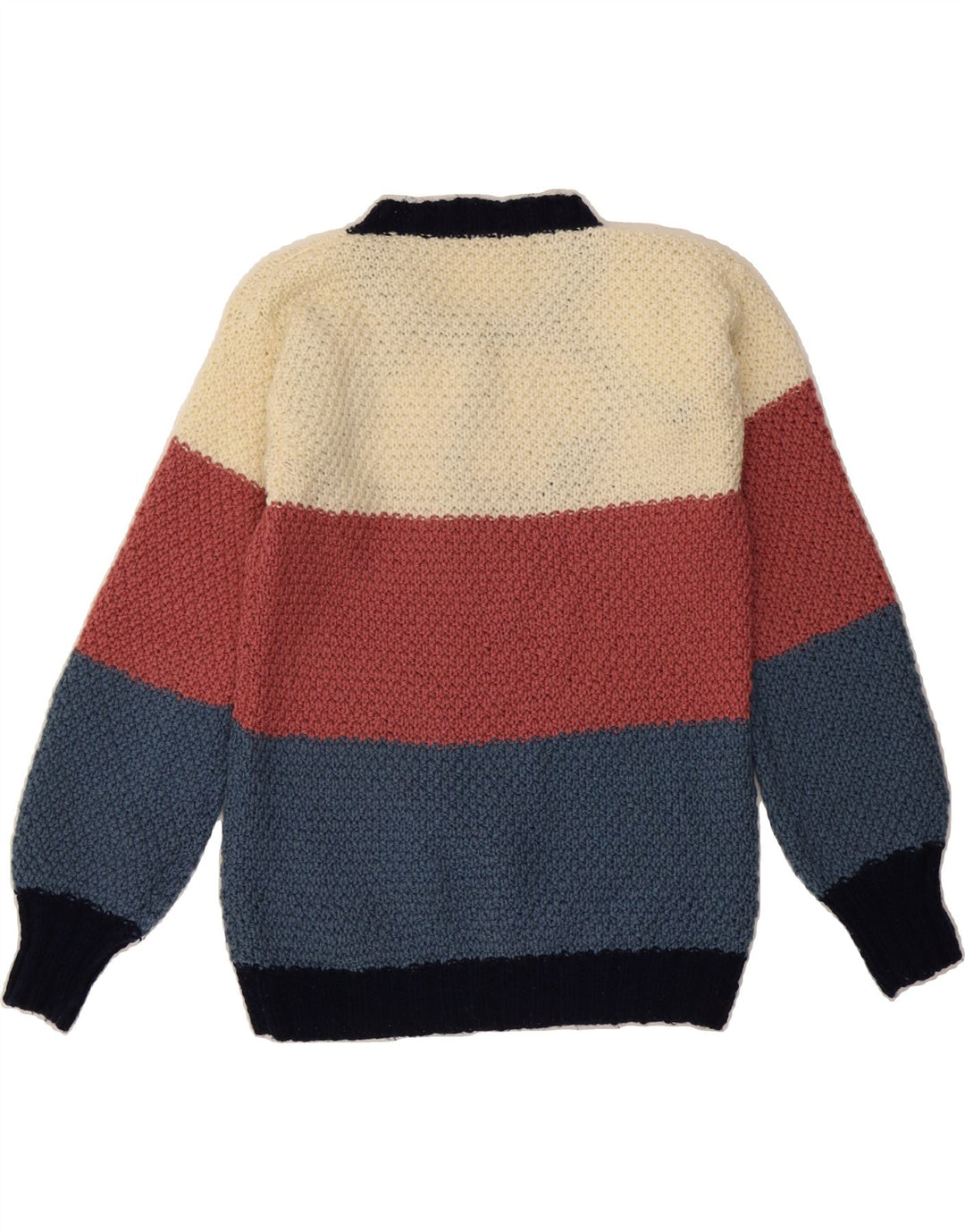 VINTAGE Womens Crew Neck Jumper Sweater UK 12 Medium Multicoloured Vintage Vintage and Second-Hand Vintage from Messina Hembry 