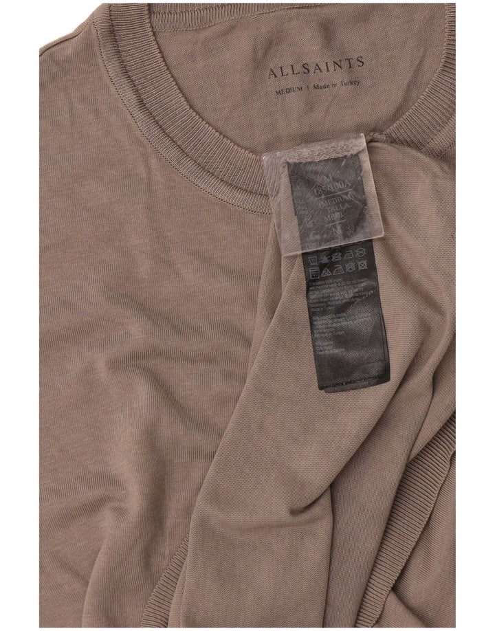 ALL SAINTS Herren T-Shirt Top mittelgraue Baumwolle