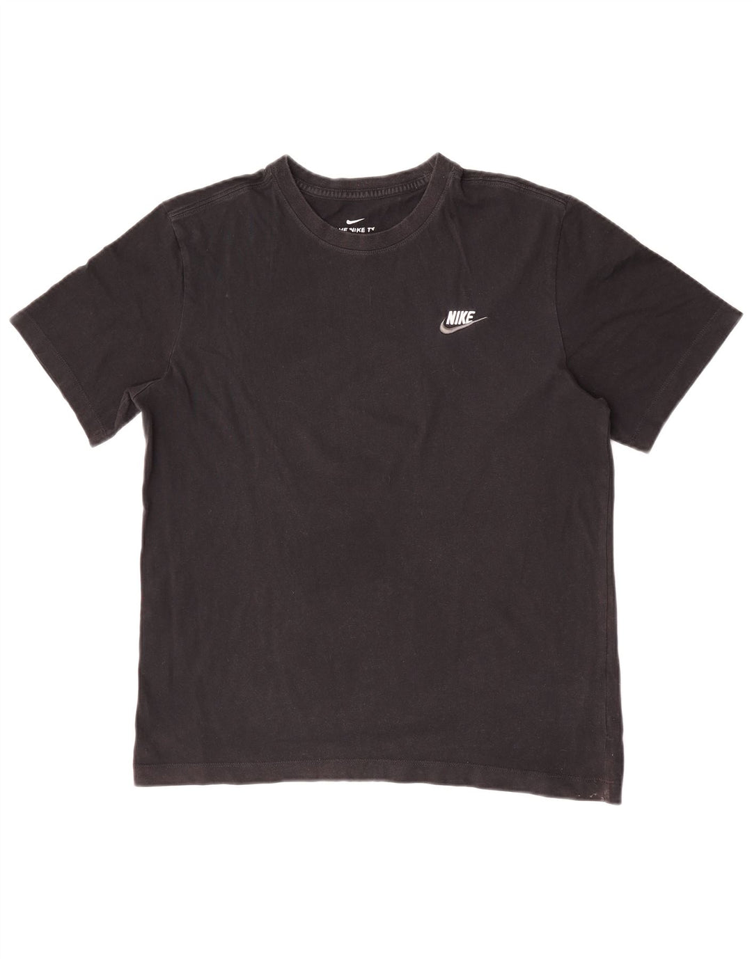 Nike Herren T-Shirt Top Medium Schwarz Baumwolle