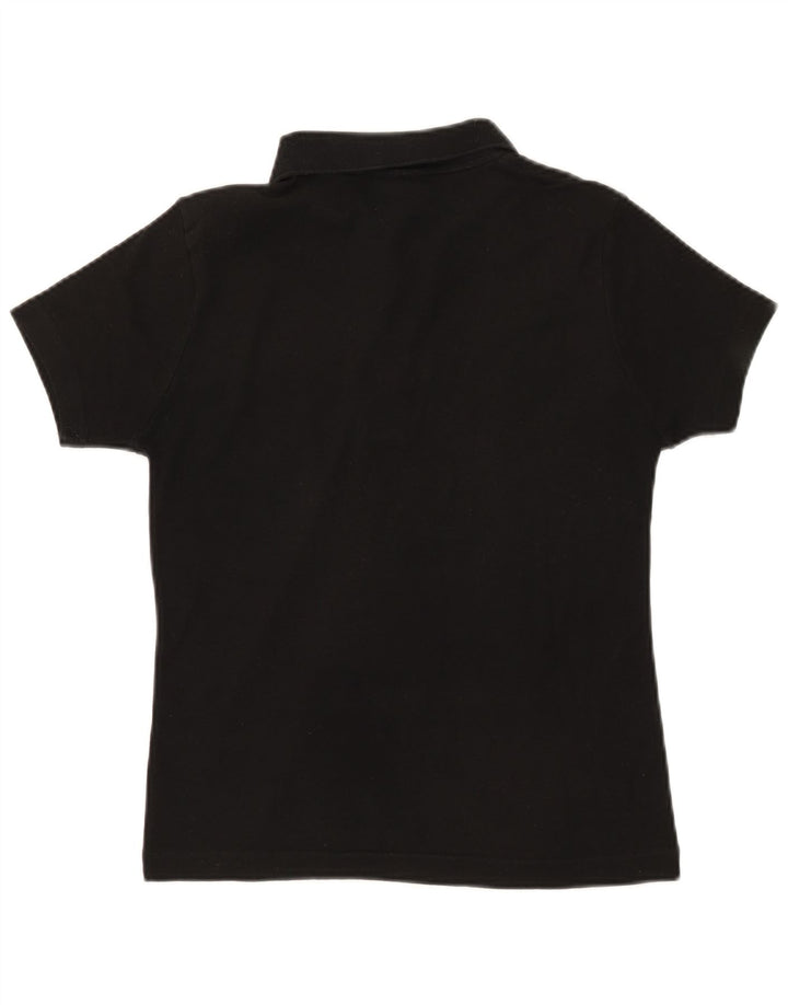 Lacoste Damen-Poloshirt, Größe 42, große schwarze Baumwolle