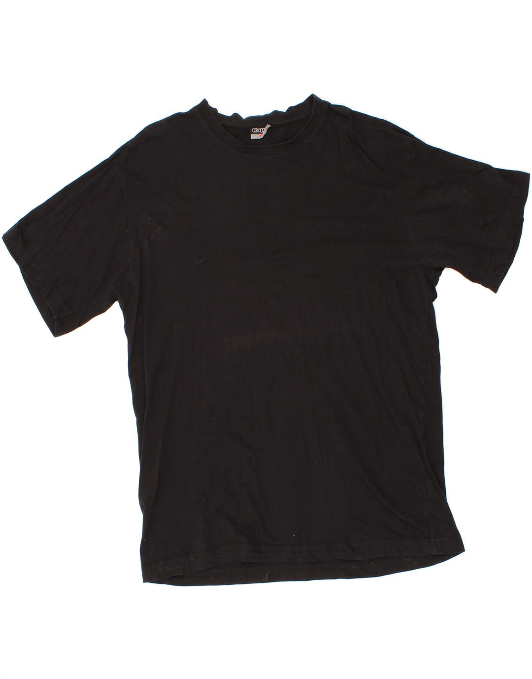 KAPPA Mens T-Shirt Top 2XL Black Cotton Vintage Kappa and Second-Hand Kappa from Messina Hembry 