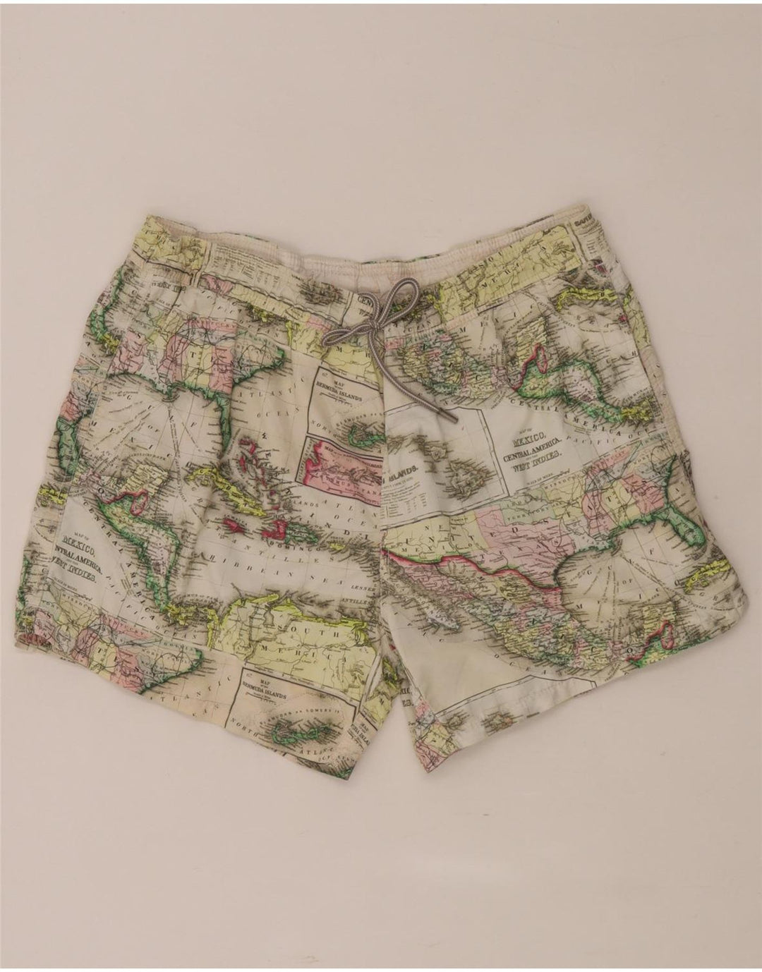 Saint Barth Herren-Badeshorts mit abstraktem Muster, 2XL, mehrfarbig