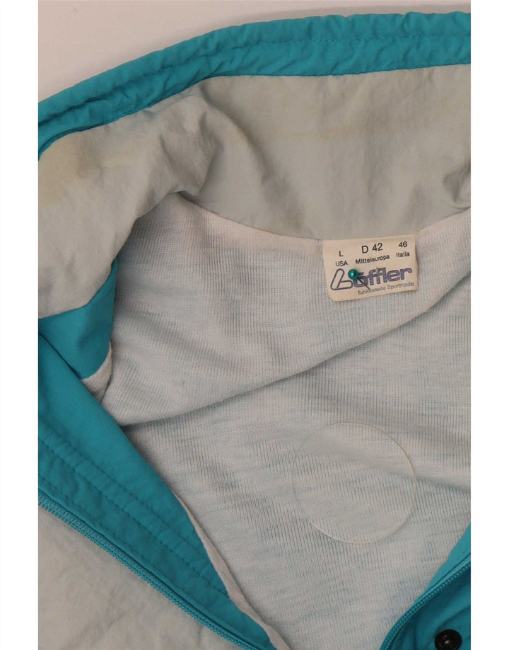 Loffler Damen Bomberjacke EU 42 Large Blau Polyamid