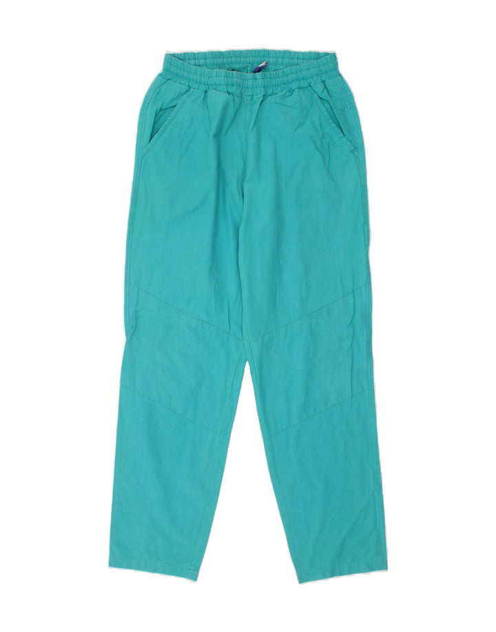 VINTAGE Womens Tracksuit Trousers Large Turquoise Vintage Vintage and Second-Hand Vintage from Messina Hembry 